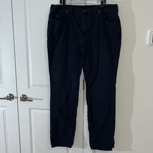 Blue Polo by Ralph Lauren Chino casual flat front pants 42t x 36” L w/spots